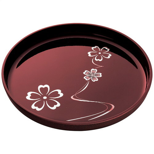 楽天市場】ミヤマ WAJIMA 輪島塗 沈金稲穂 丸盆 内祝い お返し