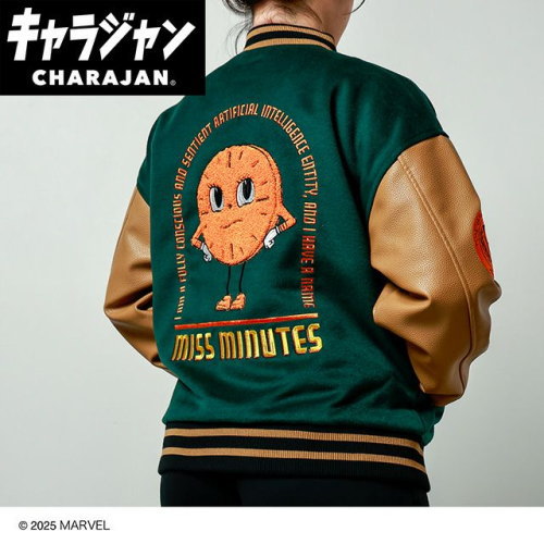 丸眞(マルシン) スタジャン(3L)　MARVEL ロキミス・ミニッツ/スタジャン　男女兼用 キャラクター キャラジャン CHARAJAN 　2505050100