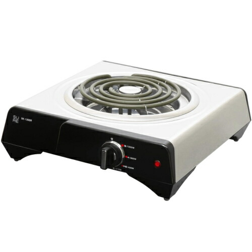 石崎電機 丈夫で長寿命なシーズヒーター採用の電気コンロ クッキングヒーター Sk 10r アルミ鍋やステンレス鍋はもちろん 土鍋でも調理ができる Rentmy1 Com