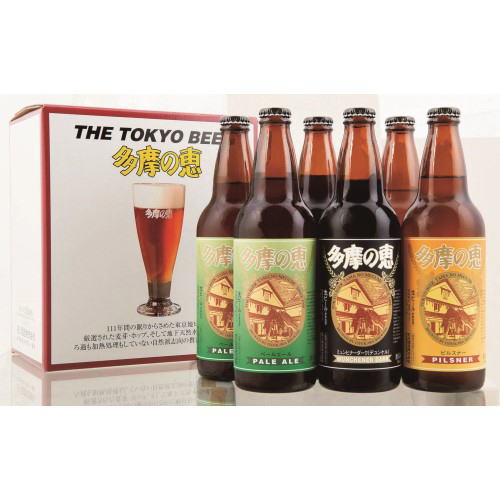 【蔵元直送】石川酒造（東京）クラフトビール 多摩の恵 3種500ml 6本セット GD-50