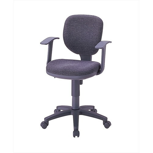 【法人様限定品 代引き不可 送料無料】ナカバヤシ　ＯＡチェア肘有ロッキング付グレ－　CGN-202N