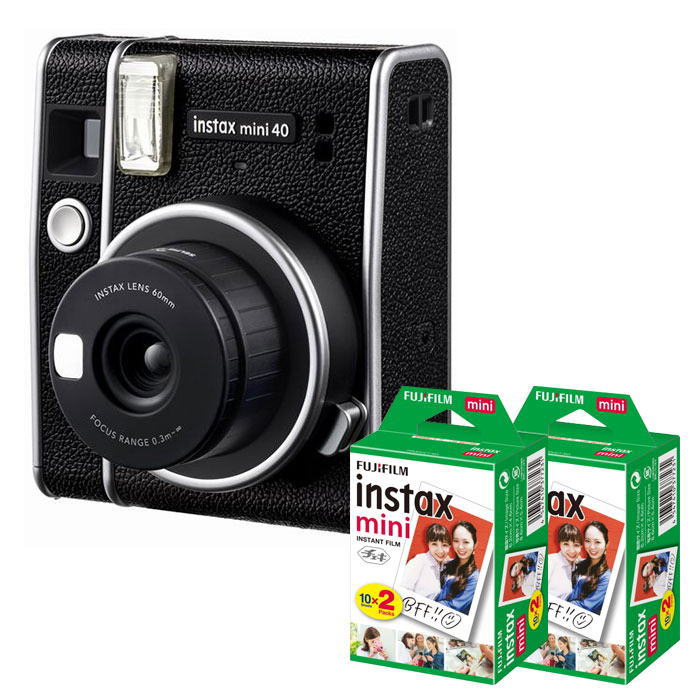 楽天市場】富士フィルム チェキフィルム 2本パック 20枚 INSTAX MINI