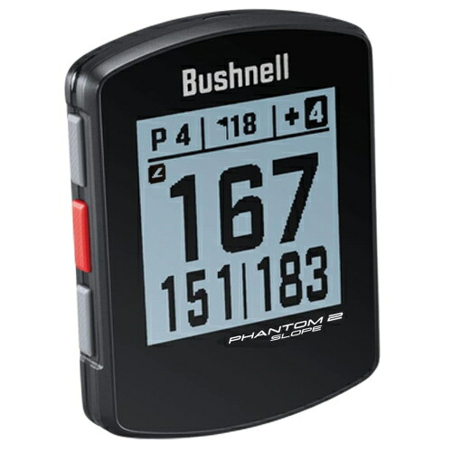 Bushnell かん木フランネル 幻影2 のり面 黒いこと GPS ゴルフナビ PHANTOM2 SLOPE【Bushnell GOLF御墨付きバス発着場】