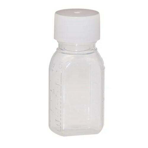 金鵄製作所 小判型投薬瓶 30mL ノーマルキャップ（ホワイト：白） 200本入　20000-001 投薬用品 与薬用品 施設備品