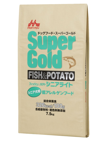 スーパーゴールド フィッシュ＆ポテト シニアライト 7.5kg