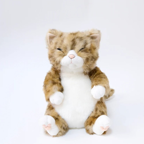 Cuddly カドリー ちびピン 茶トラ(約26cm 約360g) ソメゴローとゆかいな仲間たち 猫ぬいぐるみ【日本製】