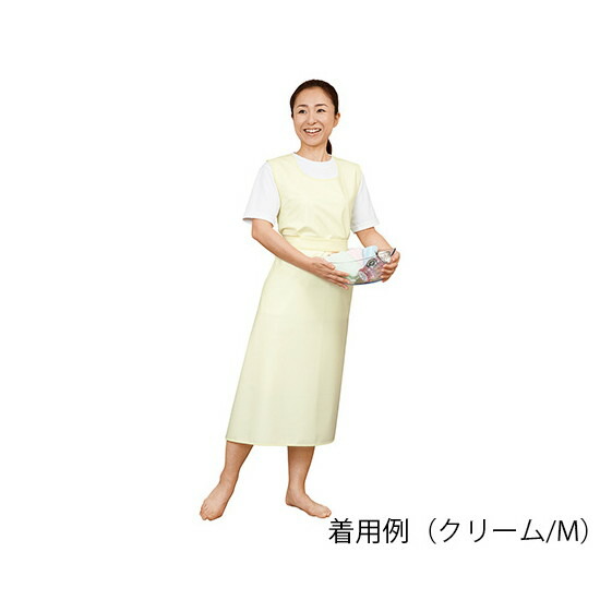 エンゼル　入浴介助エプロン（ひもタイプ）　サックス/LL 　6013　4975520826330