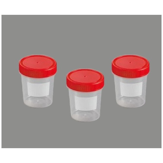 栄研化学　滅菌検査用コップ 100mL（スクリュー）　BE2200　4987026703206