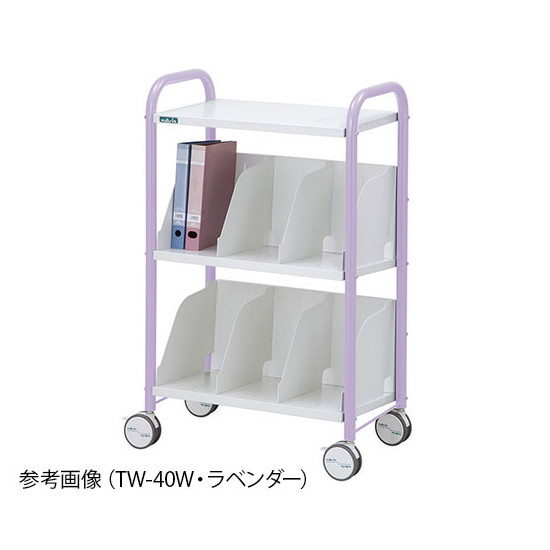 ナビス（アズワン） カルテ手押し車 ラベンダー  TW-40W その他-介護用品-医薬品・コンタクト・介護