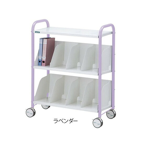 ナビス（アズワン） カルテ手押し車 ラベンダー  TW-60W
