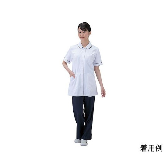 アプロンアパレル　レディースジャケット　ホワイト×ネイビー　S 　504-88AP