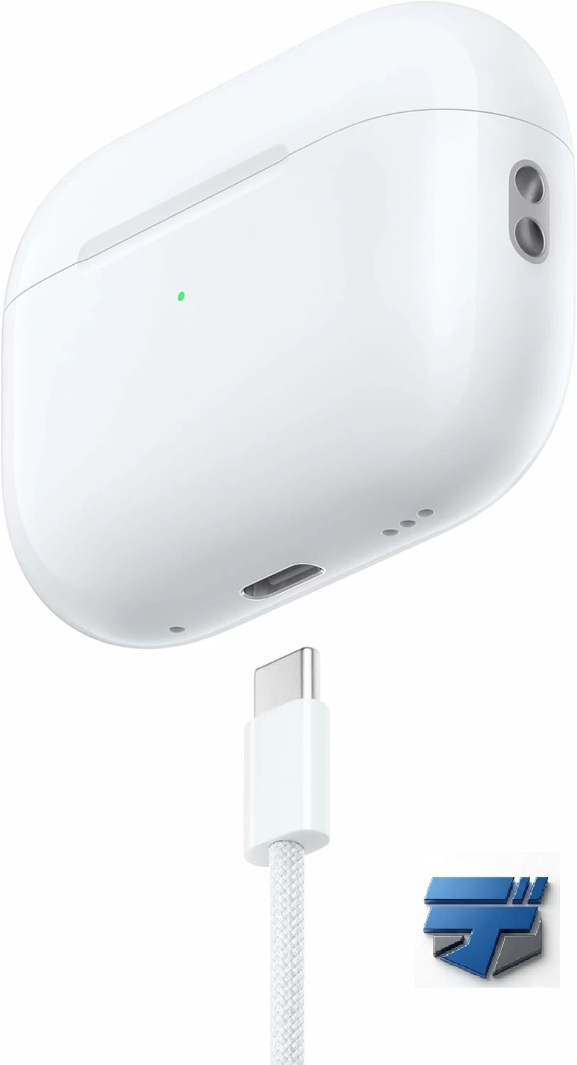 【中古美品・A位置づける】Apple純然たる AirPods Pro 第2時人 USB-C（Type-C）申し受ける容れもの付き添い人 ノイズキャンセリング Bluetooth 持続済み品 90日引きうける 白いこと 貨物輸送無料
