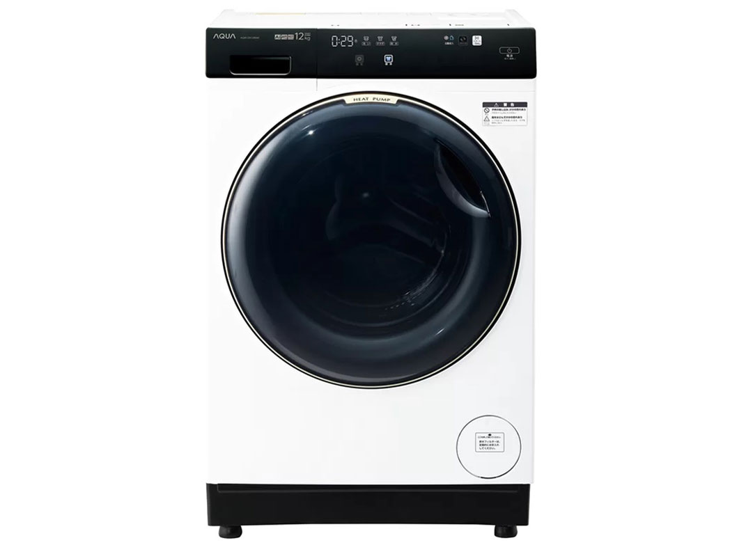 K☆010 アクア ドラム式洗濯機 AQW-DX12N（K) 設置オプション無料 K☆010 アクア ドラム式洗濯機 AQW-DX12N（K) 設置オプション