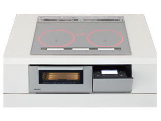 Panasonic パナソニック ビルトはたご屋手合いIH煮炊き暖房器 3口 KZ-AN76S