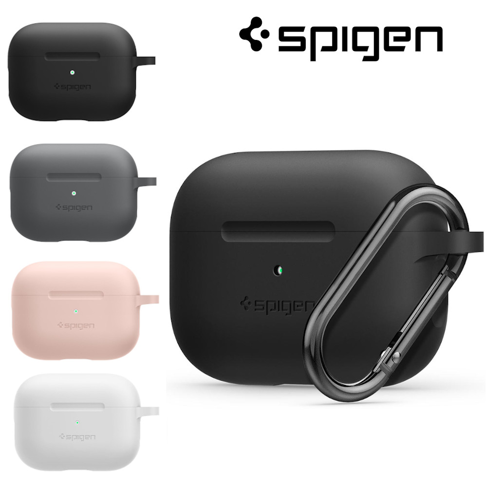 Spigen　AirPods　Proケース　シリコンカバー　シュピゲン　pro　airpods　airpods　pro　proケース　エアポッズ　落下防止　airpods　pro　カバー　カバー　エアーポッズプロ　シンプル　カバー　プロ　airpods　シリコンフィット　airpods