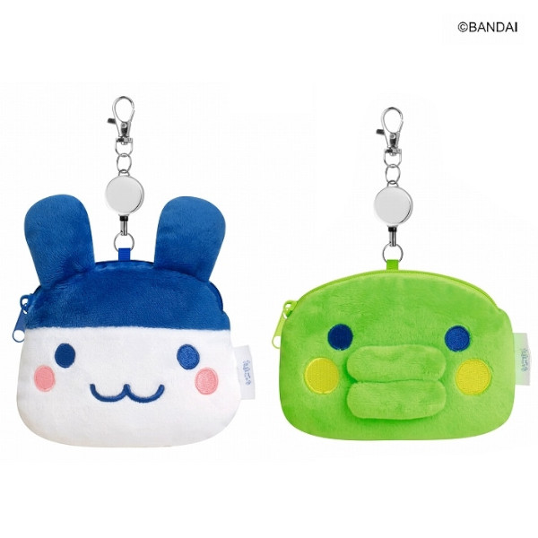 新品未使用 くちぱっち ぬいぐるみパスケース　定期入れ リール付き たまごっち 新品】 くちぱっち リール付きぬいぐるみパスケース たまごっち