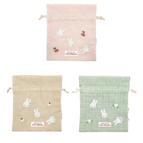 楽天市場】Miffy シェニールシリーズ 巾着ポーチ＜ボリス＞ ミッフィー