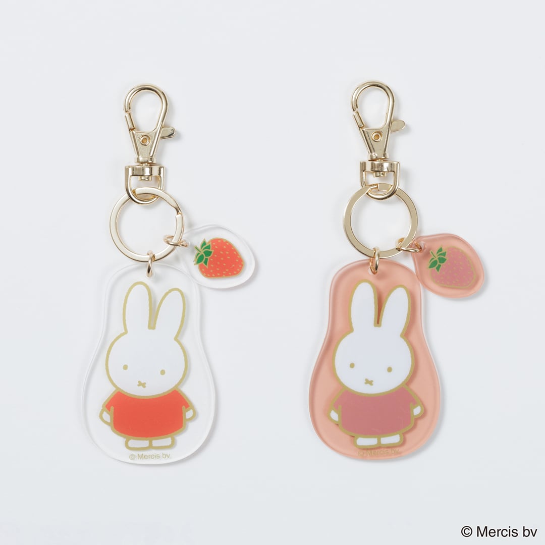 【楽天市場】MIFFY RED FRUITアクリルチャーム ミッフィー グッズ 大人プレゼント ミッフィー キーホルダー ミッフィー キー ...