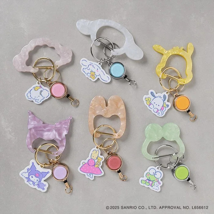 ミャクミャク　サンリオ　キティ　プリン　シナモロール　カラビナ　キーホルダー Sanrio (サンリオ) カラビナ付キーホルダー EXPO2025