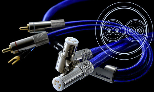 Zonotone ゾノトーン 6NTW-6060 Meister（L）L型のど首5Pin端子-RCA（1.5m）フォノケーブル 新品