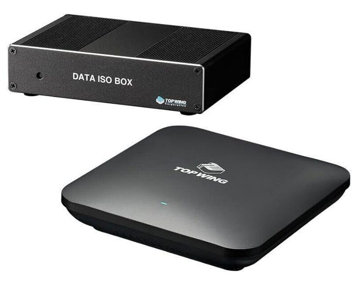 【在庫あり】TOP WING トップウィング DATA ISO BOX＋OPT APバンドルセット（ネットワークオーディオ用ルーター＋無線アクセスポイントセット）新品