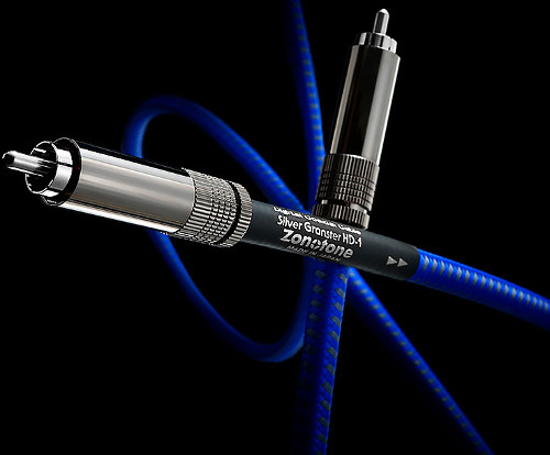 Zonotone ゾノトーン Silver Granster 固定ディスク-1 Rh（ロジウムメッキRCA 1.0m）デジタル有線テレビ 新品