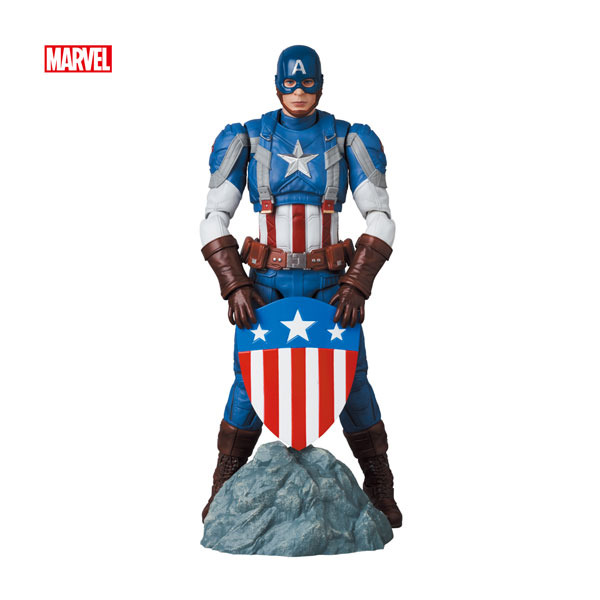 送料無料◆MAFEX マフェックス No.220 CAPTAIN AMERICA キャプテン・アメリカ (Classic Suit) メディコム・トイ フィギュア （ZF118197）