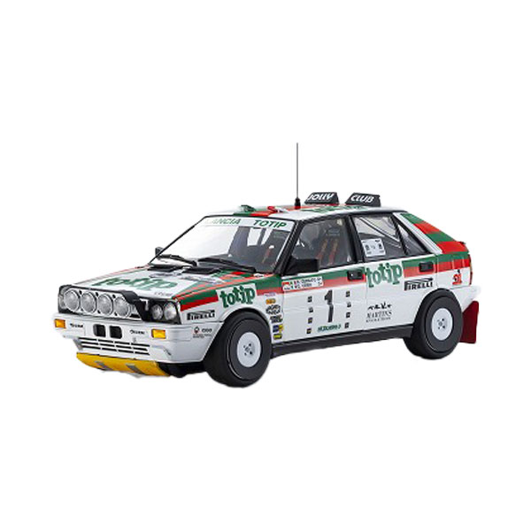 送料無料◆京商 KYOSHOオリジナル 1/18 ランチア デルタ HF 4WD タルガ・フローリオ “チーム ランチア トティップ” 1987 ＃1 ミニカー KS08960C （ZM122691）