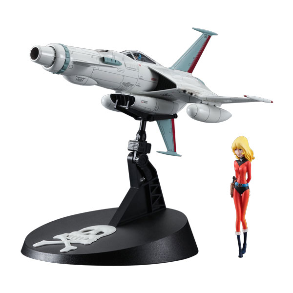ハセガワ 宇宙海賊キャプテンハーロック 1/72 スペースウルフ SW-190 “対マゾーン戦” w/有紀螢フィギュア プラモデル 64785 （ZP129596）画像