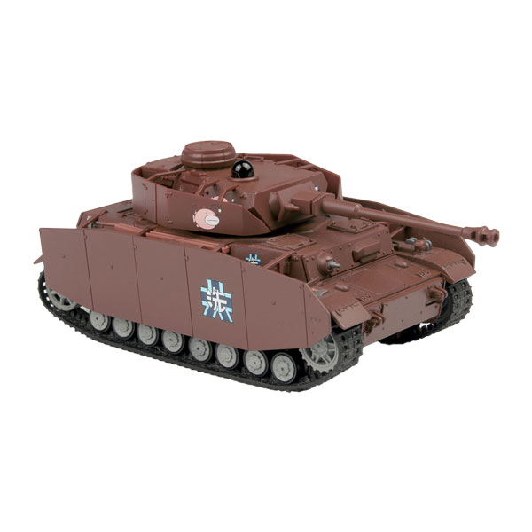 送料無料◆ガールズ＆パンツァー 1/64 RCバトル戦車道シリーズ IV号戦車H型 (D型改) あんこうチーム RC完成モデル プラッツ/ウォルターソンズ GPRC-1 （ZR134225）