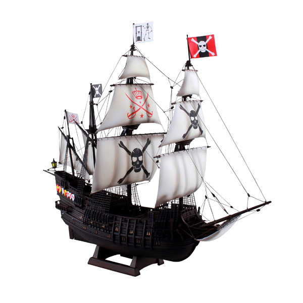 送料無料◆アオシマ 大型帆船 No.12 1/100 海賊船 プラモデル （ZS138782）