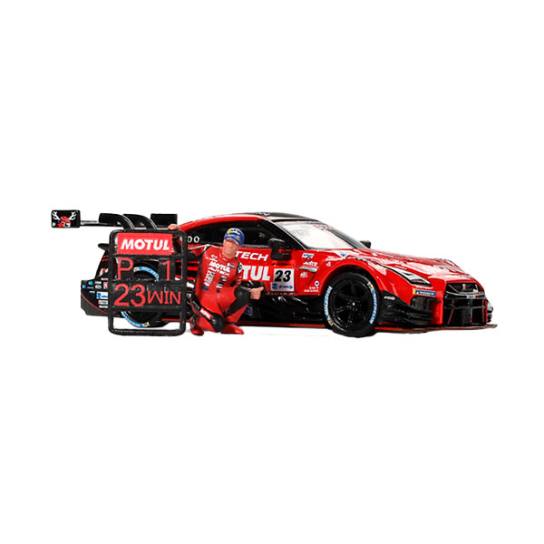 MINI GT Nissan Skyline GT-R 松田次生モデル MINI GT Nissan Skyline GT-R (R32) Gunmetal with Matsuda