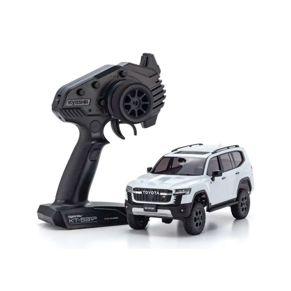 送料無料◆京商 32538PW ミニッツ4x4 レディセット トヨタ ランドクルーザー 300 GRスポーツ プレシャスホワイトパール（ZR141751）
