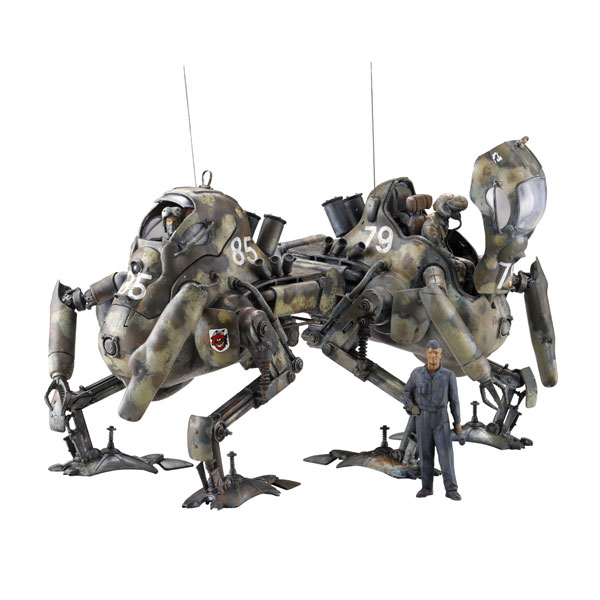 ARTPLA アートプラ Ma.K. マシーネンクリーガー 1/35 カングール (2機セット)＆整備兵 プラモデル 海洋堂 （ZP144746）