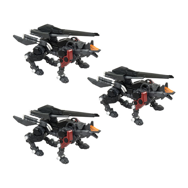 送料無料◆リアライズモデル 1/100 ZOIDS ゾイド RMZ-008 コマンドウルフ アーバイン仕様 アクションプラモデル 3個セット タカラトミー T-SPARK 【9月予約】