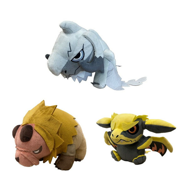 モンスターハンター デフォルメぬいぐるみ ミラボレアス 3種 未開封 CAPCOM STORE TOKYO&OSAKA&UMEDA】 「#モンスターハンター