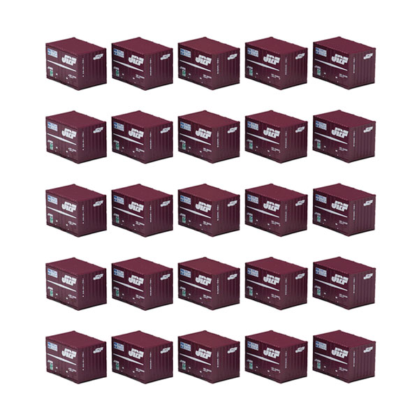 送料無料◆セット販売 3303×5 TOMIX トミックス JR 19D形コンテナ (5個入)×5 Nゲージ 再生産 鉄道模型 【8月予約】