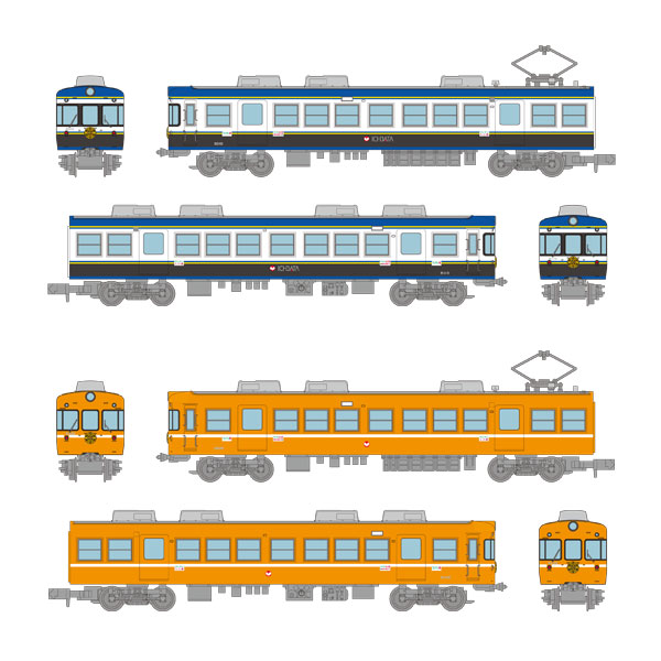 楽天市場】鉄コレ一畑電車2100系（しまねっこ号）2両セット