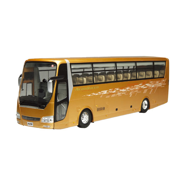 フジミ 1/32 観光BUSシリーズ No.4 EX-1 三菱ふそう エアロクィーン スーパーハイデッカー (バスガイド＆バス運転手フィギュア付き) プラモデル BUS-4 EX-1 （ZS146111）