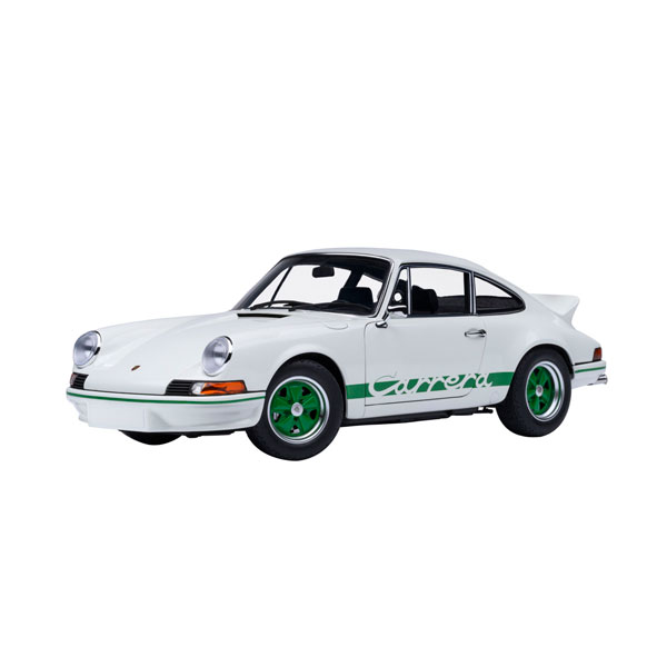 送料無料◆オートアート 1/18 ポルシェ 911 カレラ 2.7 RS (グランプリホワイト/グリーン・ストライプ) ミニカー 78031 （ZM149134） 21,593円