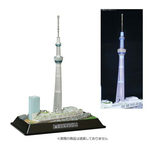 東京スカイツリー　都市模型(スカイツリーは別売り） Amazon.co.jp: 東京スカイツリー モデル 建物模型 建築モデル