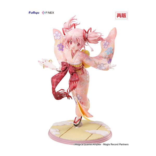 送料無料◆再販 F：NEX 1/7 マギアレコード 魔法少女まどか☆マギカ外伝 鹿目まどか 晴着ver. フリュー フィギュア 【1月予約】画像