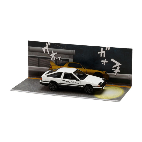ホビージャパン 1/64 Toyota SPRINTER TRUENO (AE86) / 頭文字D 藤原 拓海 VS 高橋 啓介 ミニカー HJDMD001A 【8月予約】画像
