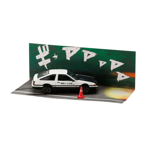 ホビージャパン 1/64 Toyota SPRINTER TRUENO (AE86) / 頭文字D 藤原 拓海 VS 舘 智幸 ミニカー HJDMD001B 【8月予約】画像