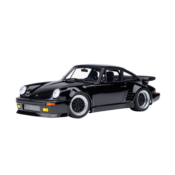 送料無料◆オートアート 1/18 ポルシェ 911 (930) ターボ 「湾岸ミッドナイト」 ブラックバード (第1巻仕様) ミニカー 78158 【9月予約】画像