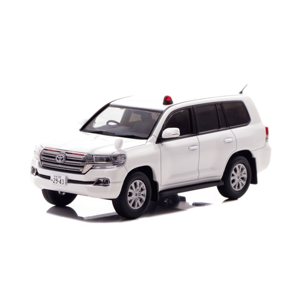 RAI’S 1/43 トヨタ ランドクルーザー AX (URJ202) 2018 宮崎県警察交通部交通指導課暴走族対策室車両 (白) 限定600個 ミニカー H7431807 （ZM154505）