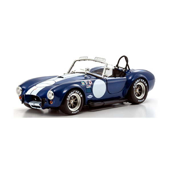 送料無料◆京商 KYOSHOオリジナル 1/18 シェルビー コブラ 427S/C (ブルー/ホワイトストライプ) ミニカー KS08048BLMW （ZM154510）