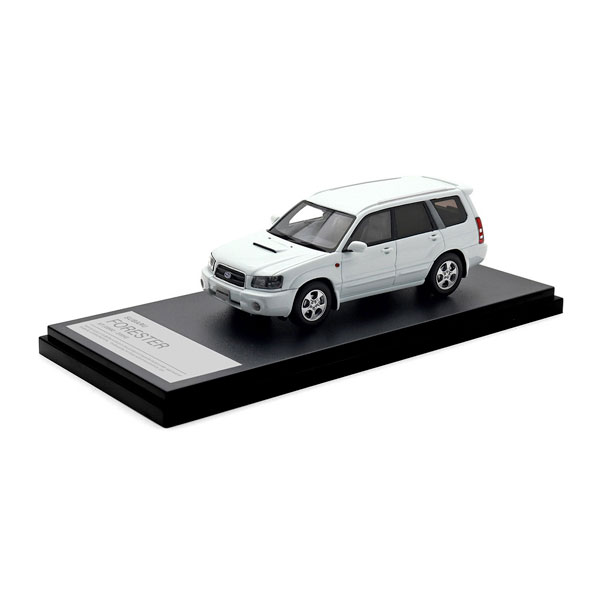 1/43 ハイストーリー　スバル　WRX STI EJ20 ミニカー　ホワイト ミニカーショップグローバル - 1/43 ハイストーリー スバル WRX