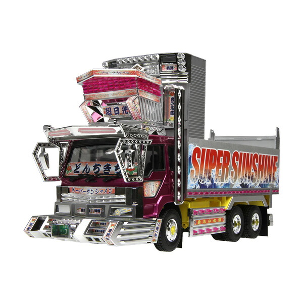 送料無料◆アオシマ ザ☆デコトラ 1/32 スーパーサンシャイン リニューアル版 プラモデル No.1 （ZS160271）