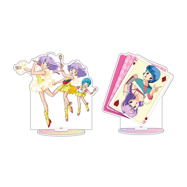 再販 魔法の天使クリィミーマミ アクリルスタンド 2種セット (01 森沢優＆クリィミーマミ/02 トランプ) (公式イラスト) A3◆ネコポス送料無料 【2月予約】画像